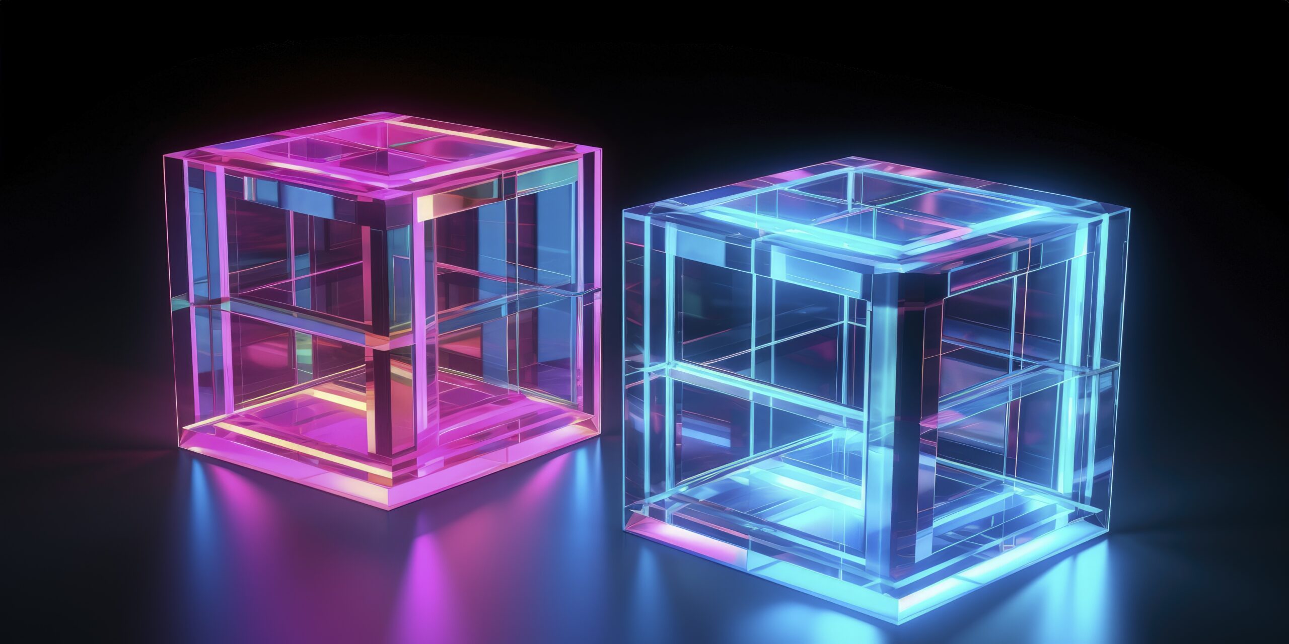 3d-shape-glowing-with-bright-holographic-colors